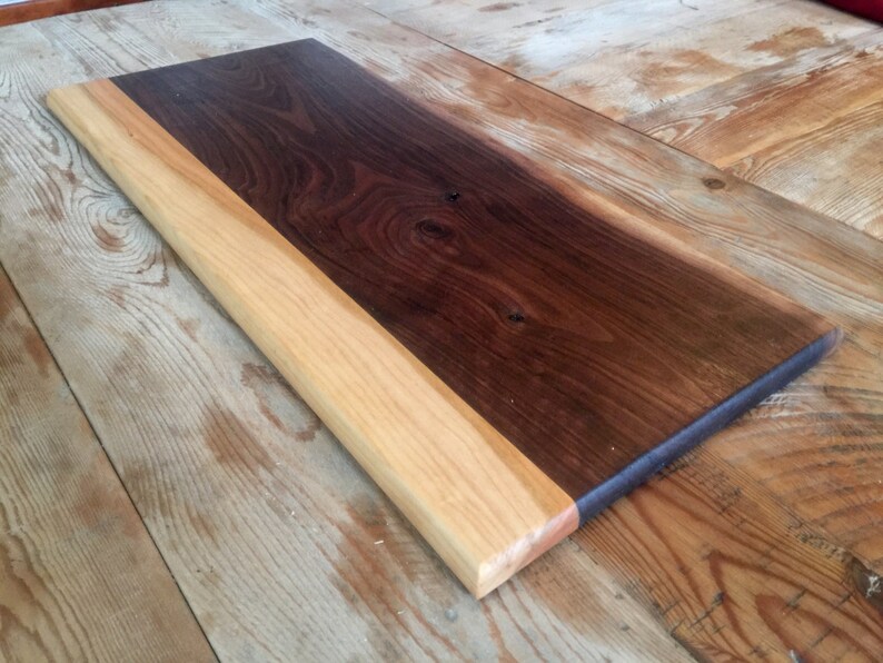 Large Size-Walnut /& Cherry Wood Edge Grain Thick+Large Board Approximately 22.75L x 10.5W x 78 Thick Cutting Board