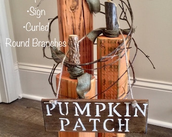 Pumpkin-Halloween/Fall & Harvest Wooden Decor