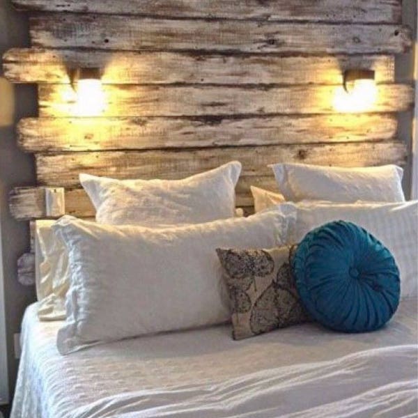 Rustic Headboard Etsy