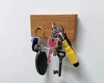 Schlüsselbrett Magnet • Magnetleiste • Schlüsselhalter Holz