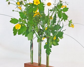 Blumenvase aus Holz