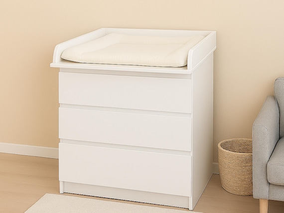 Changing Table Attachment for Dresser 4850 Cm Deep, Precisely Fitting, Handcrafted From Wood, Individually Configurable, Stable & Durable, Furniture Board - Etsy Changing Table Attachment for Dresser 4850 Cm Deep, Precisely Fitting, Handcrafted From Wood, Individually Configurable, Stable & Durable, Furniture Board - Etsy