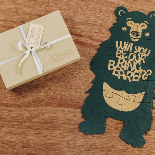 Will You Be Our Ring Bearer Personalized Ring Bearer Etsy