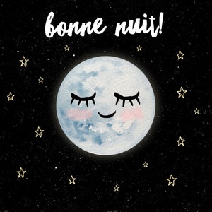 Printable Art - Instant Download - Moon Nursery - Gender Neutral Nursery Art - Nursery Decor - Baby&#39;s Room - Stars Nursery Decor - Moon Art