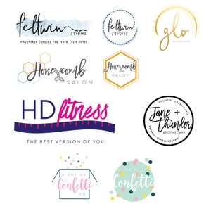 Individuelles Logo-Design-Handdrawn Logo-Custom Branding Package-Brand Logo-Design-Professionelles Logo-Design-Logo-Design-Logo-Design-Service Bild 3