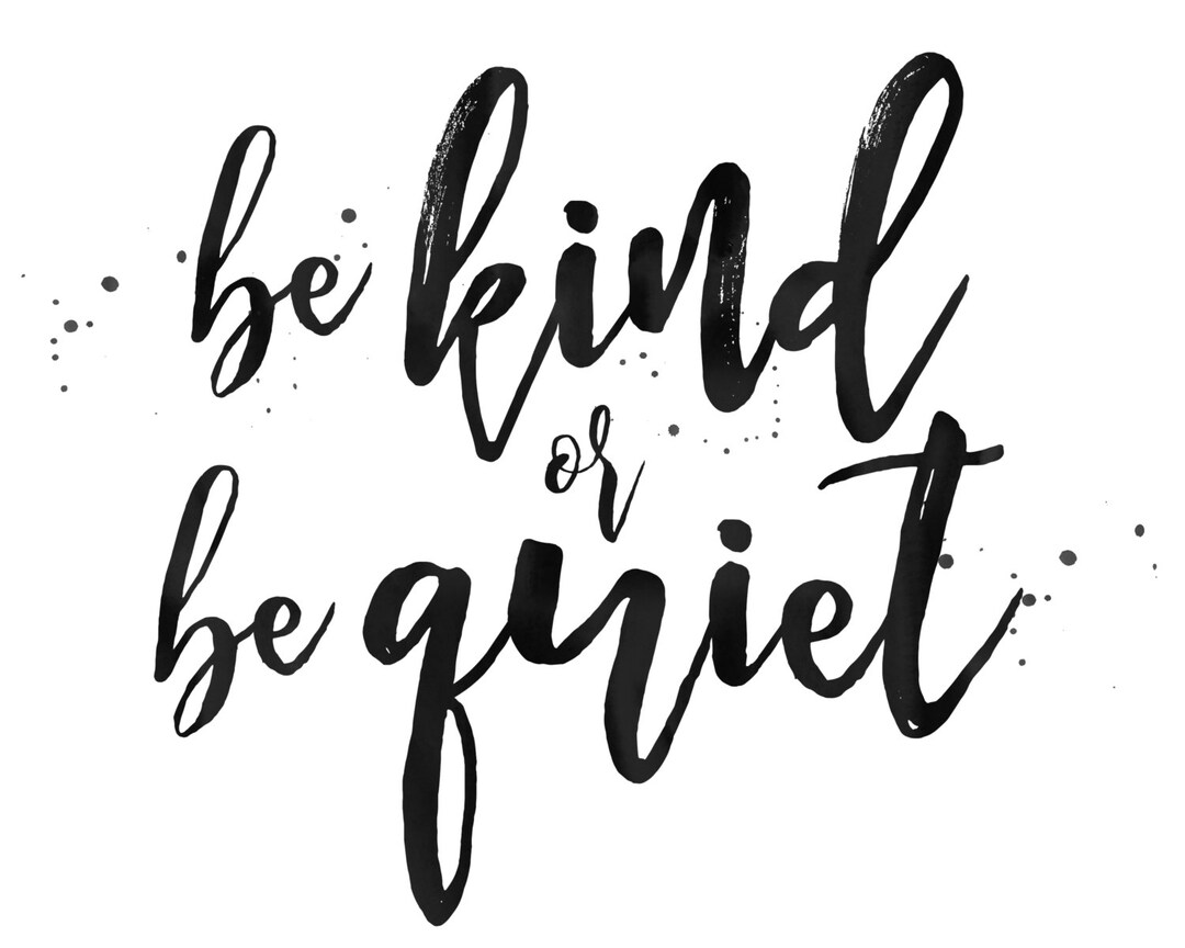 Printable - Be Kind Print - Kindness Print - Print - Printable - Home ...