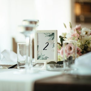 Leafy Green Natural, Table Numbers Printable, Table Numbers, Wedding Table Numbers, Wedding Table Numbers Printable, Instant Download