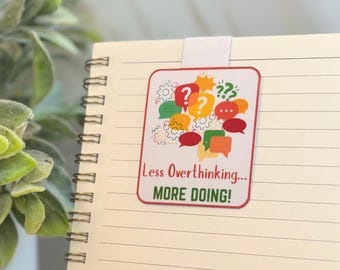 Motivational Magnetic Bookmark, Page Marker for Books, Journals and Notebooks