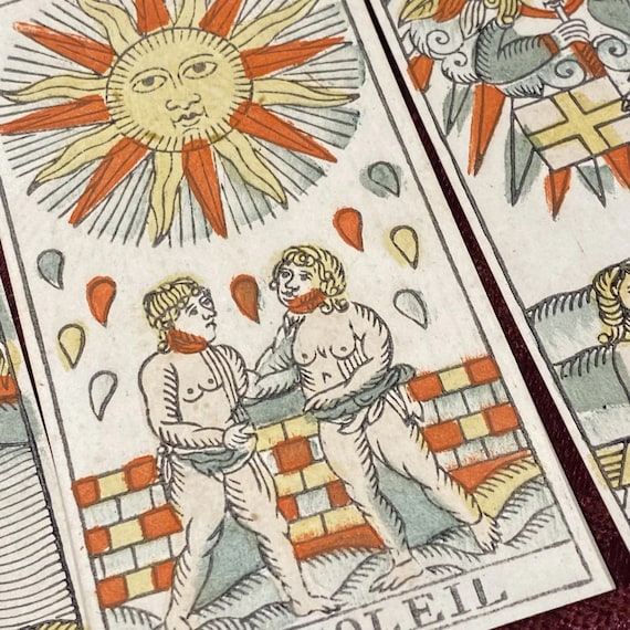 Joseph Heri Rochias Tarot De Marseilles-1816 - Etsy