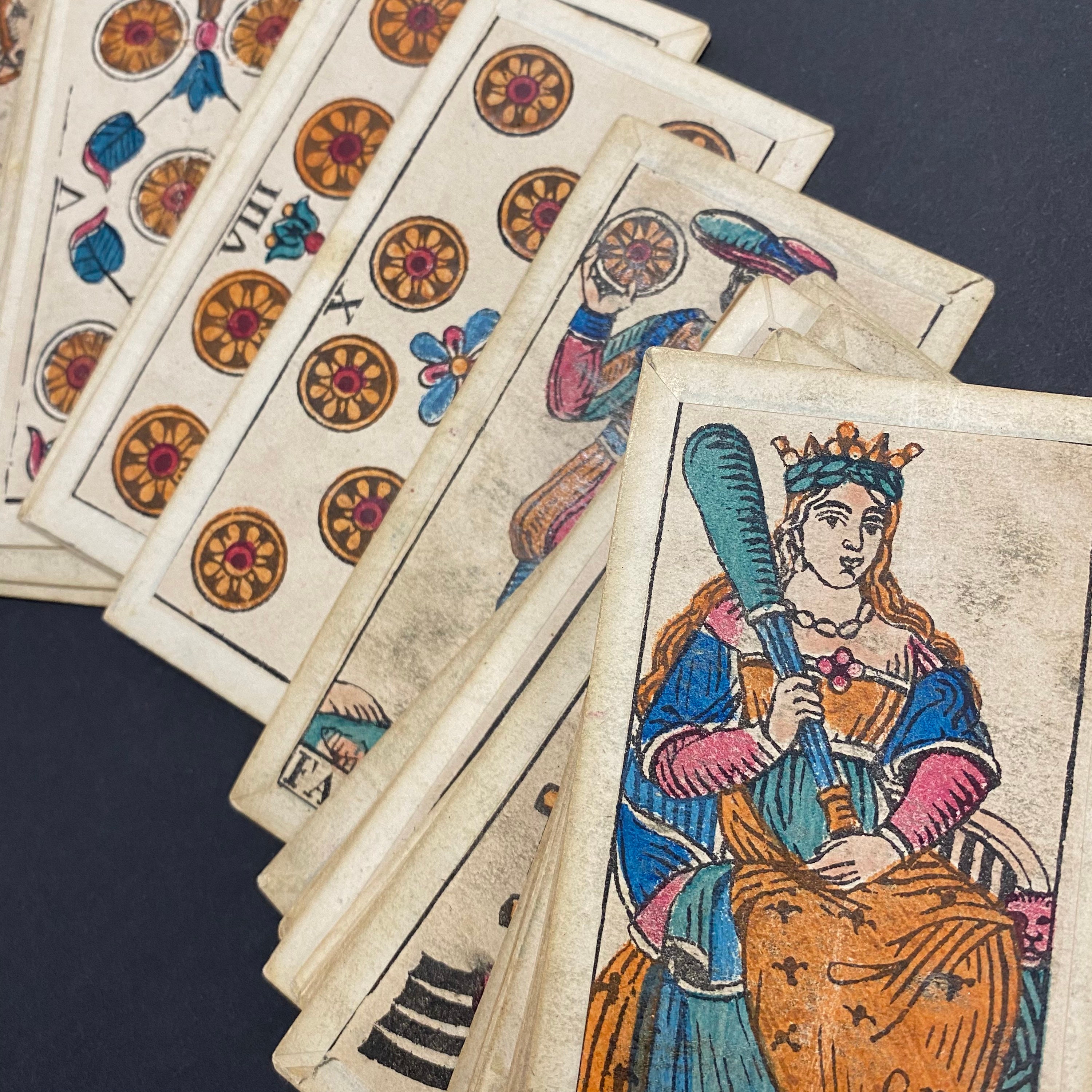Ancient Tarot De Marseilles - Etsy
