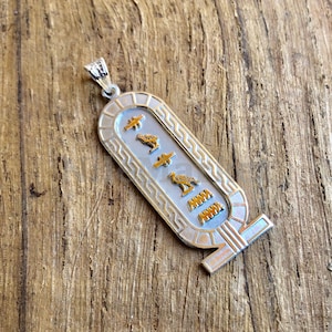 Égyptien Personnalisé Nom Argent Oxydé Cartouche 3-9 Characters.best Qualité