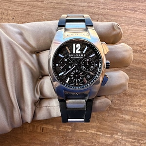 Bulgari Ergon Chronograph Automatic ref EG40SCH Watch 90's