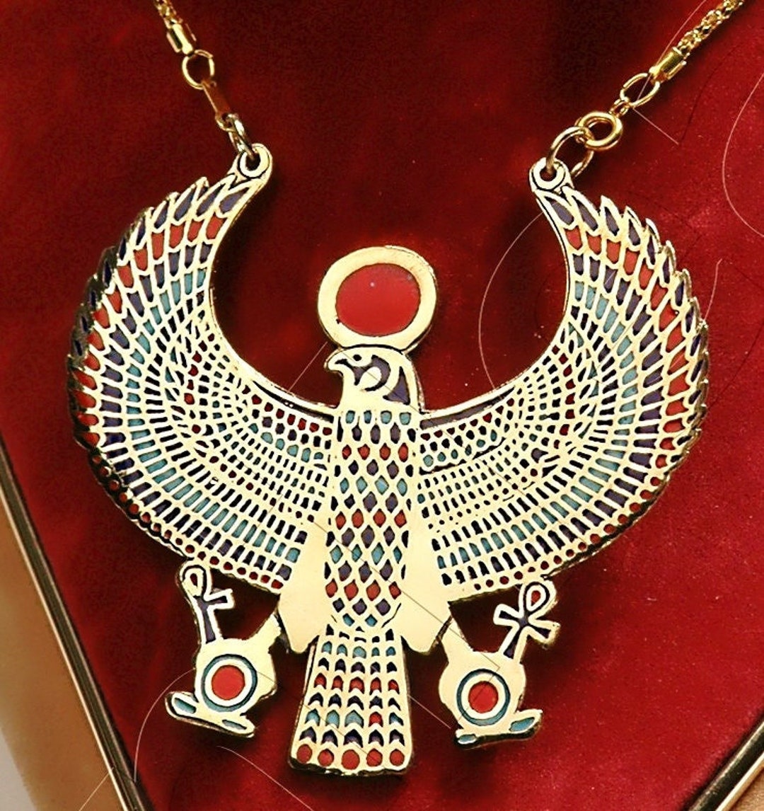 【King Ice】☆日本未入荷 ICED EGYPTIAN HORUS FALCON NECKLACE Egyptian Horus Falcon Sky Bird God Franco Big Chain Silver