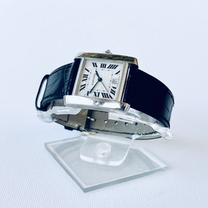 Cartier Panthere 4016 Steel 27mm Diamond Bezel Watch