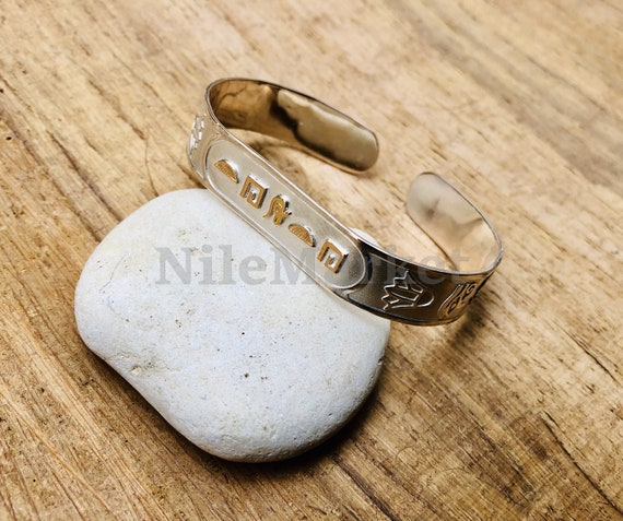 Silver cartouche hotsell bracelets