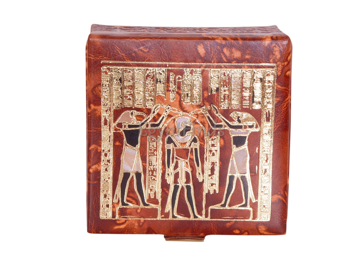 Egyptian Hand Made Genuine Leather Horus and Thoth Fine Etsy UK