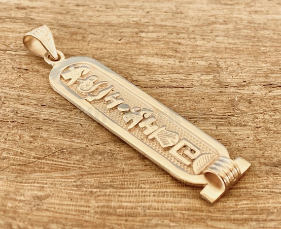 Cartouche name necklace clearance