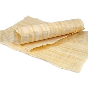 Papel de papiro A3 em branco egípcio feito à mão - papiro egípcio em branco feito no Egito. Papel de desenho - Egito Antigo - Papel artesanal