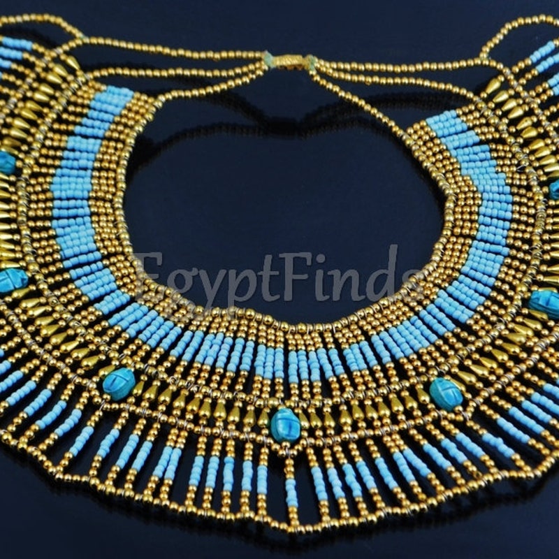 beaded cleopatra headpiece