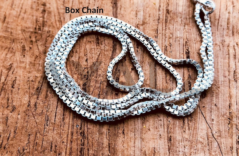 Sterling silver Chain .925 Necklace Jewelry Supplies image 6