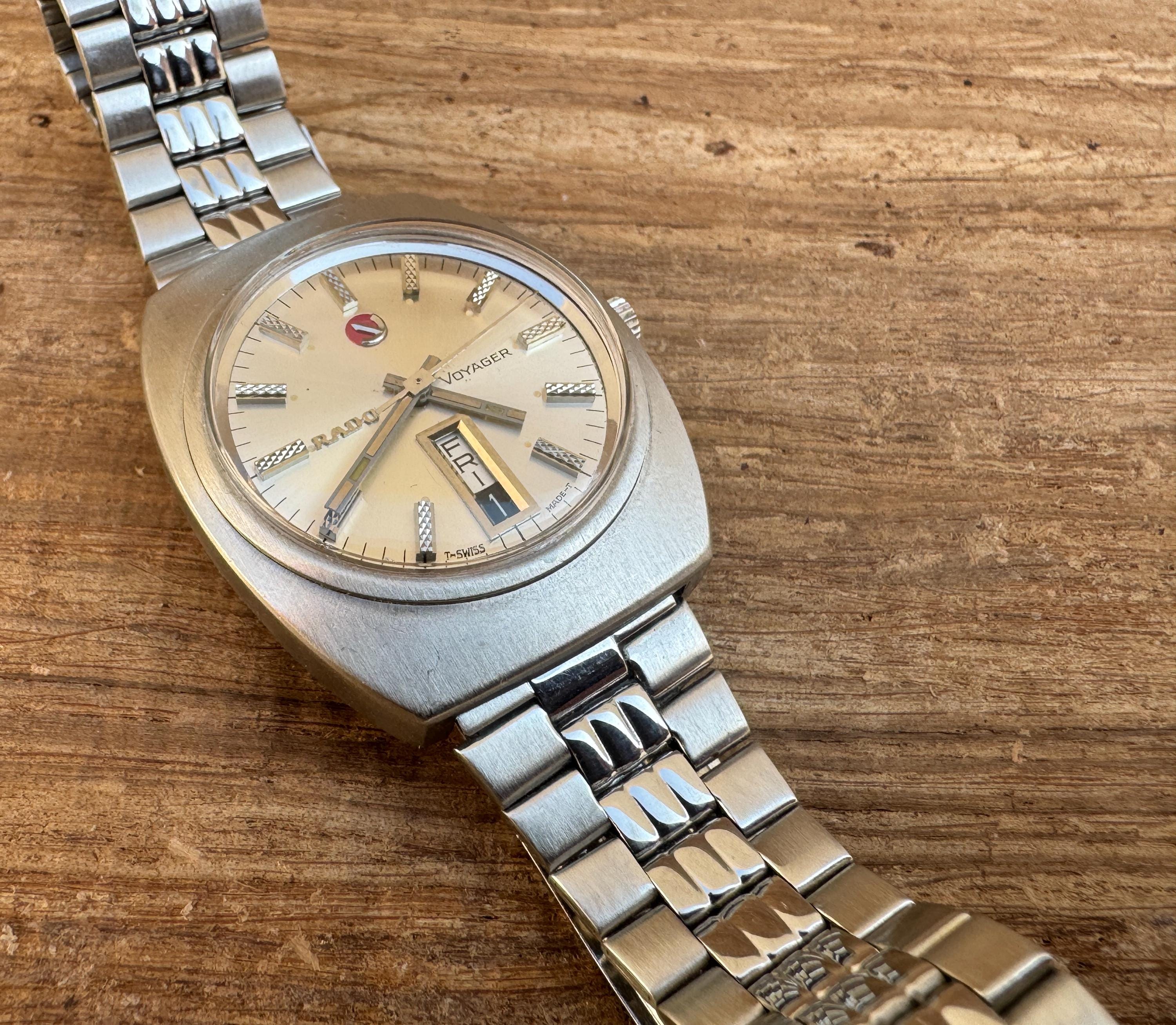 2025年 お歳暮・冬ギフト特集 Rado Vintage VOYAGER Dial Rare Calendar Date & Day Automatic 時計