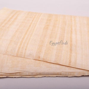 X Large Blank 39 x 26 in Papyrus Paper Egyptian Handmade Blank Egyptian Papyrus Crafted in Egypt. Drawing Paper Ancient Egypt Light (Off-White)