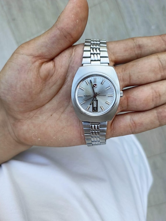 Vintage Rado VOYAGER Automatic Day & Date Calendar Rare Dial