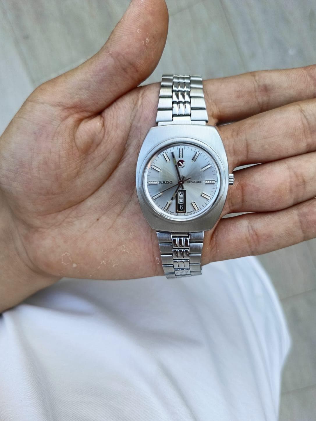 Vintage Rado VOYAGER Automatic Day & Date Calendar Rare Dial