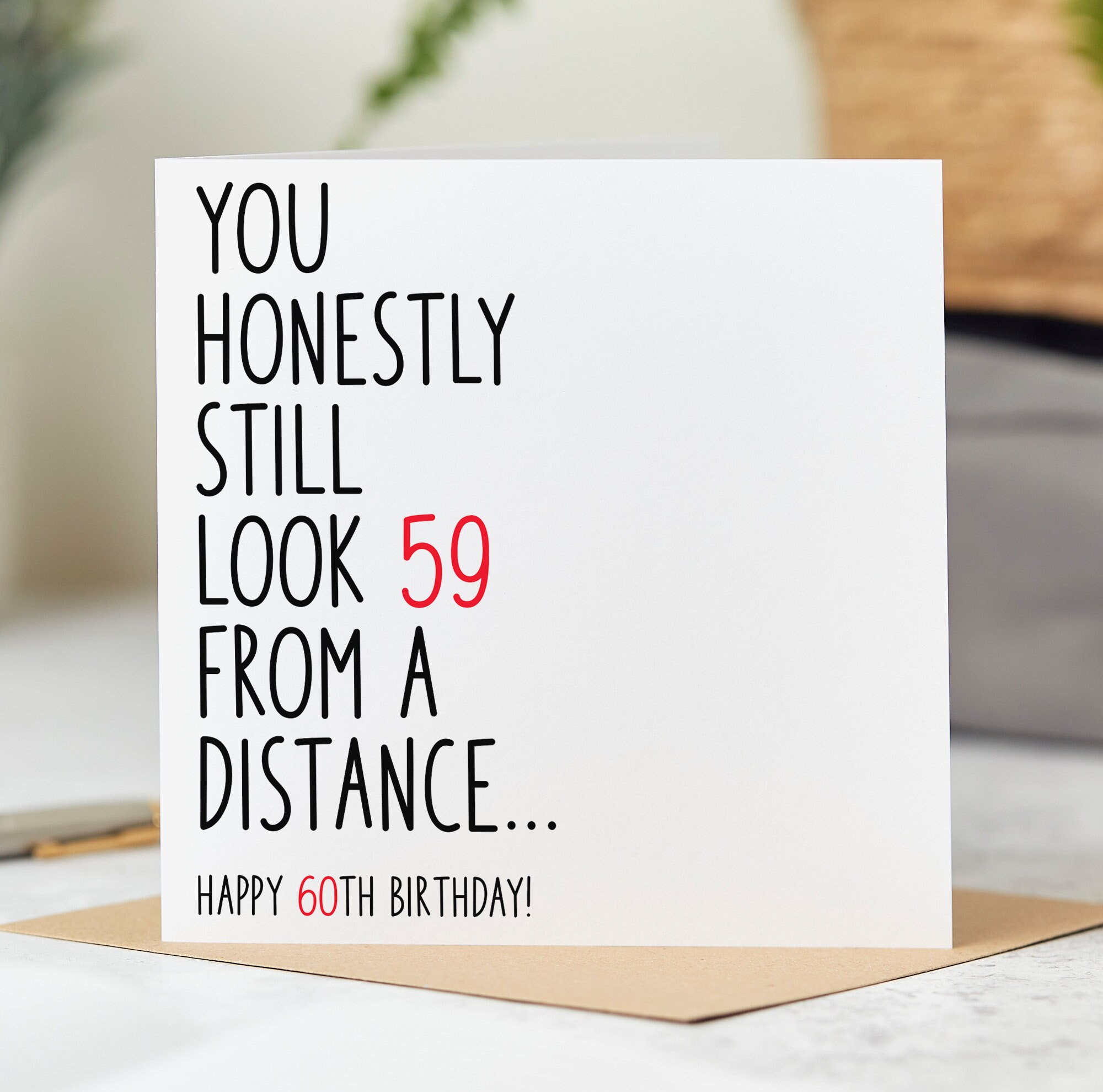 thumbnail interactive-video image 1 of Hallmark Happy 60th Birthday Card For Him Or Her – Funny Tie-Dye Design With Envelope (5.5"x8") 1 of 6