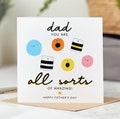 Father's Day Card - Dad You Are All Sorts Of Amazing - Funny Father's Day Card - Personalised Card