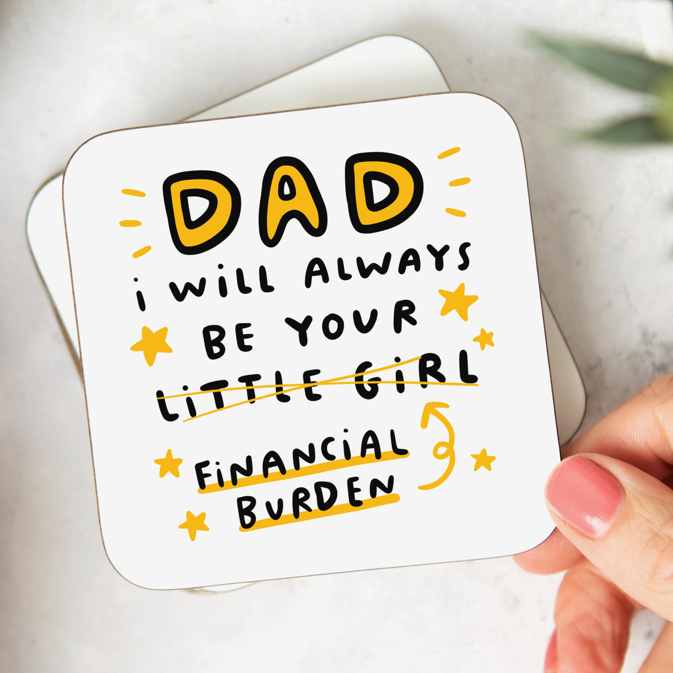 I will always be your sale financial burden