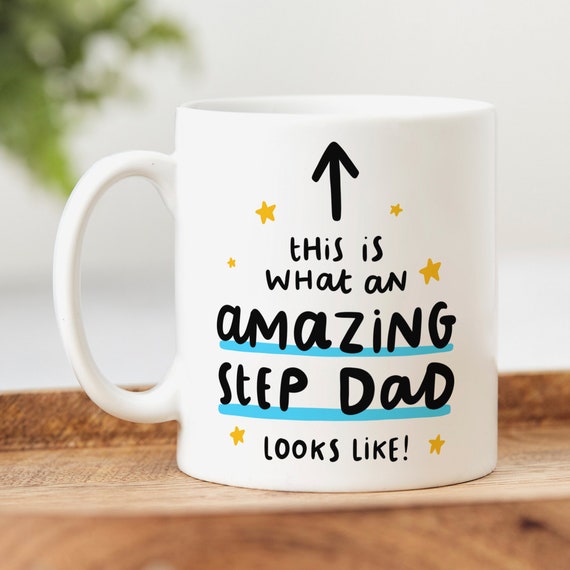 This is What an Amazing Step Dad Looks Like Mug Personalised