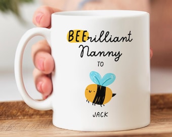 Beerilliant Nanny-mugg - Personlig Nanny-present, födelsedagspresent, tack, bästa Nanny-present