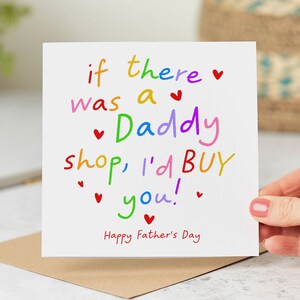 If There Was A Daddy Shop - Father's Day Card - Personalised Card