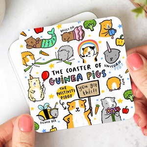 The Coaster of Guinea Pigs - Funny Gift, Birthday Gift, Christmas Gift, Guinea Pig Gift