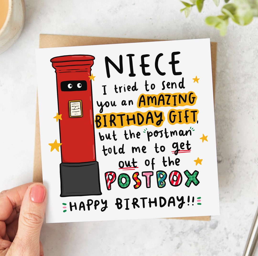 Funny Niece Birthday Card - I Tried to Send You an Amazing Gift ...