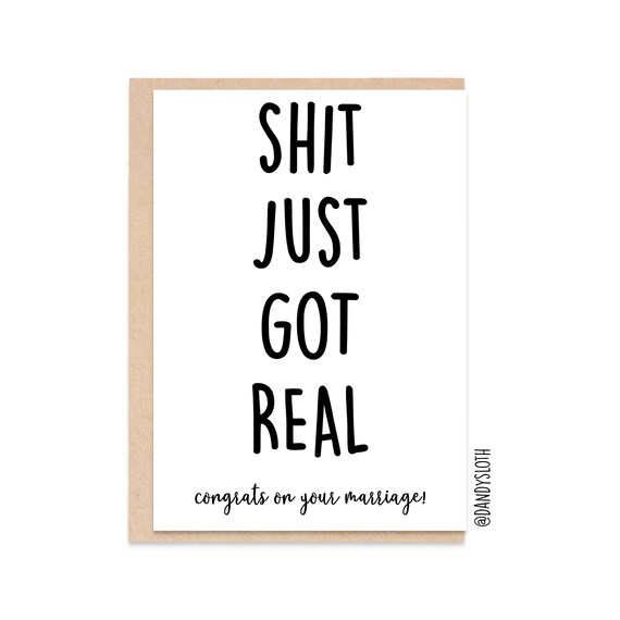 New Baby Card Dog Funny Rude Humorous Congratulations Friend New Arrival Husband Wife Card Greeting Card Friend Joke for Her Cardshit Best Card Congrats You/’VE HAD A Little Human