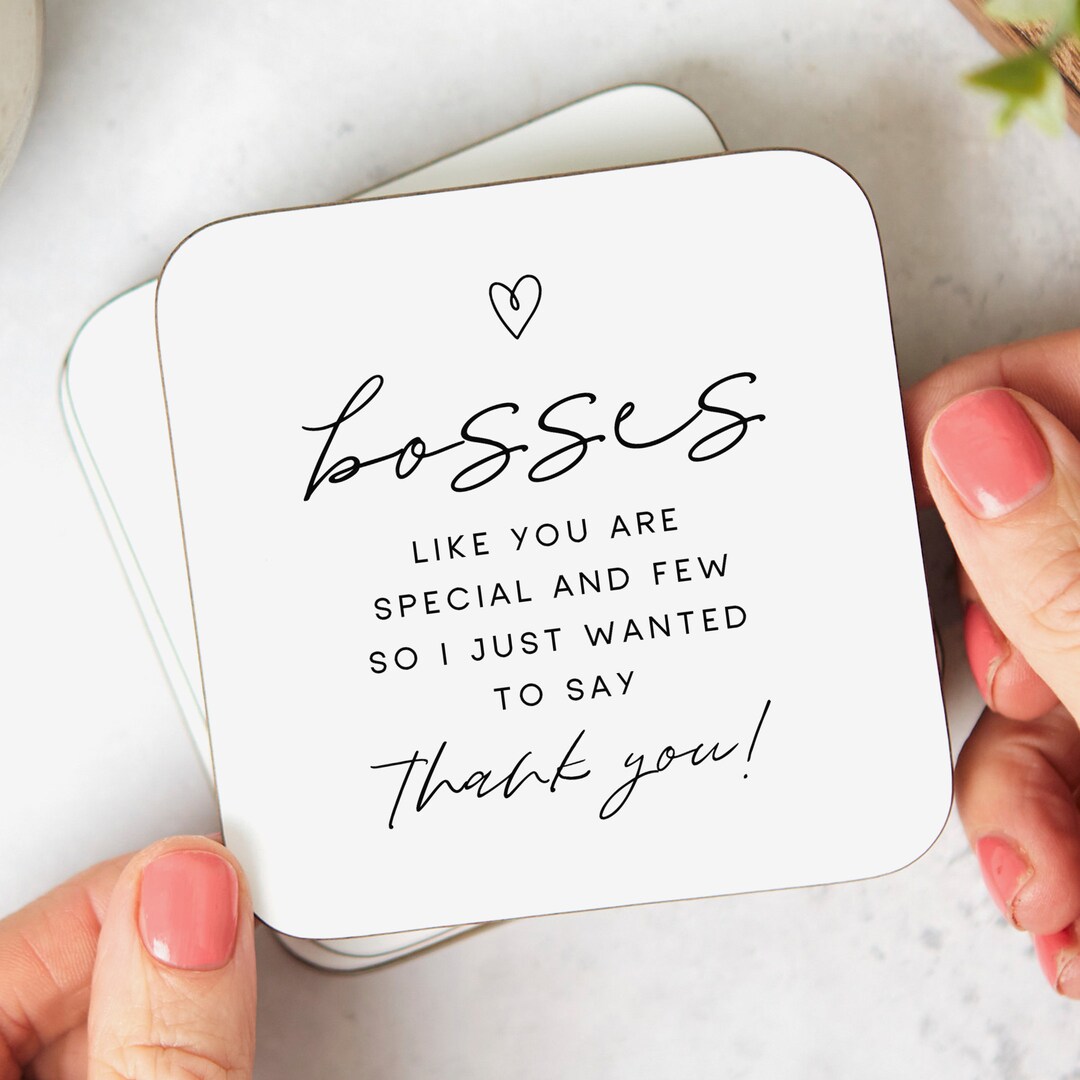 Bosses Like You Are Special and Few Coaster - Boss Thank You Gift, Best ...