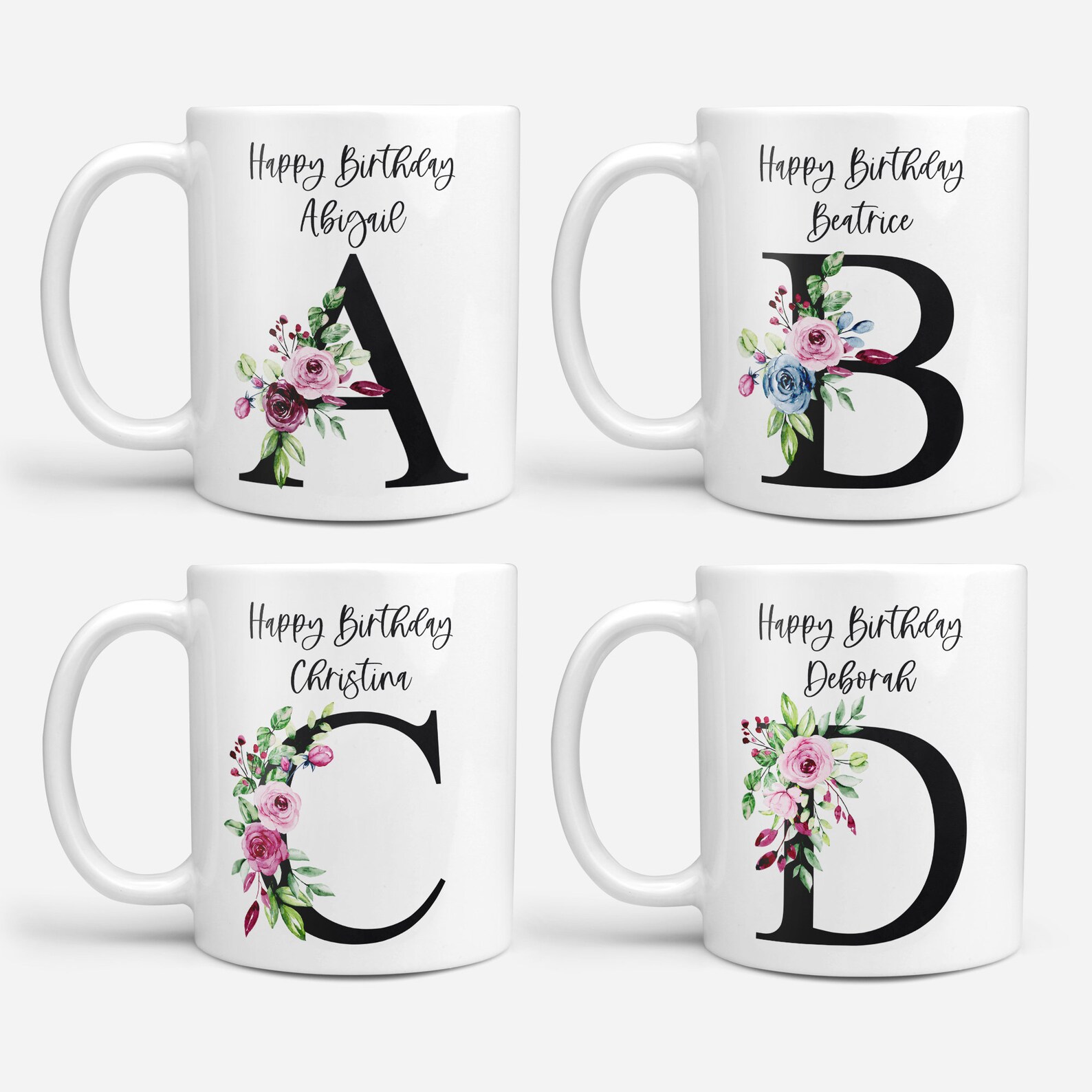 Personalised Name Birthday Mug Personalised Birthday Mug Etsy