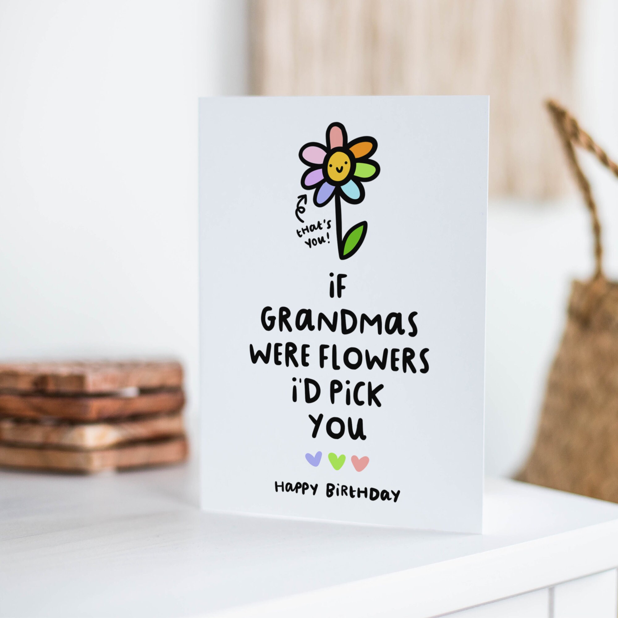 If Grandmas Were Flowers I'd Pick You Funny Grandma Etsy