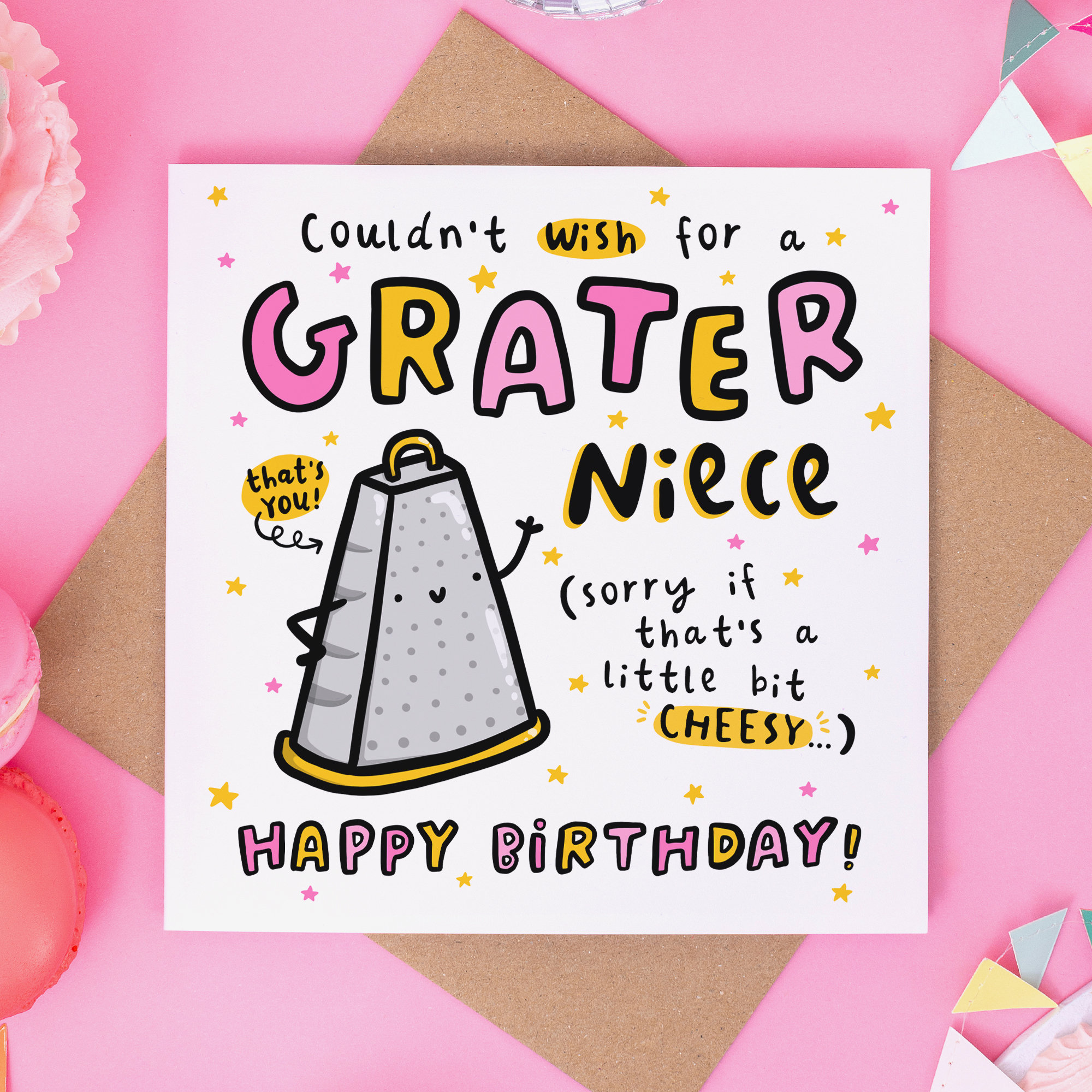 Funny Birthday Card for Niece, Couldn't Wish for a Grater Niece ...