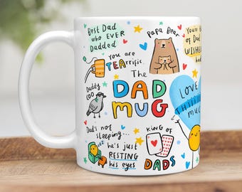 The Dad Mug - Funny Birthday Gift For Dad, From Son, Daughter, Funny Father's Day Gift