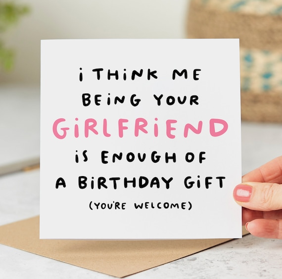 Funny Birthday Gifts for Girlfriend, Wife, Her, Fiancee- Unique Couple  Happy Birthday Gift Ideas- Gag Women Bday Party Candle Presents from  Boyfriend