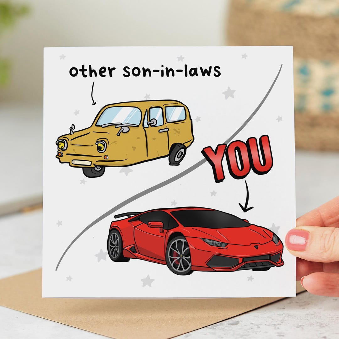 Other Son in Laws and You, Funny Birthday Card for a Son in Law ...