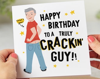 Para un chico verdaderamente genial - Tarjeta de cumpleaños divertida, Feliz cumpleaños para un chico verdaderamente genial