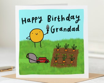Happy Birthday Grandad - Grandad Birthday Card, Best Grandad Card, For Him