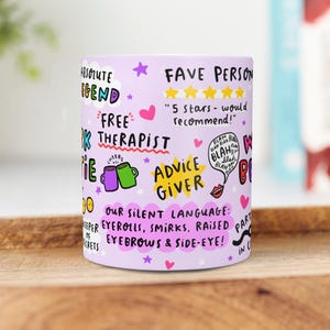 The work bestie mug.