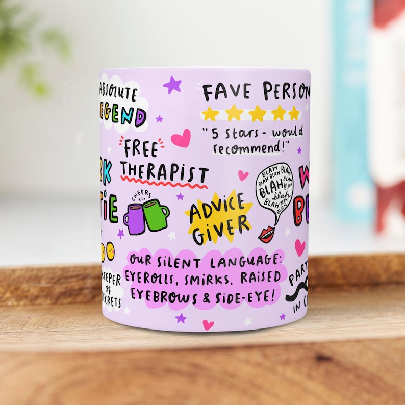 The work bestie mug.