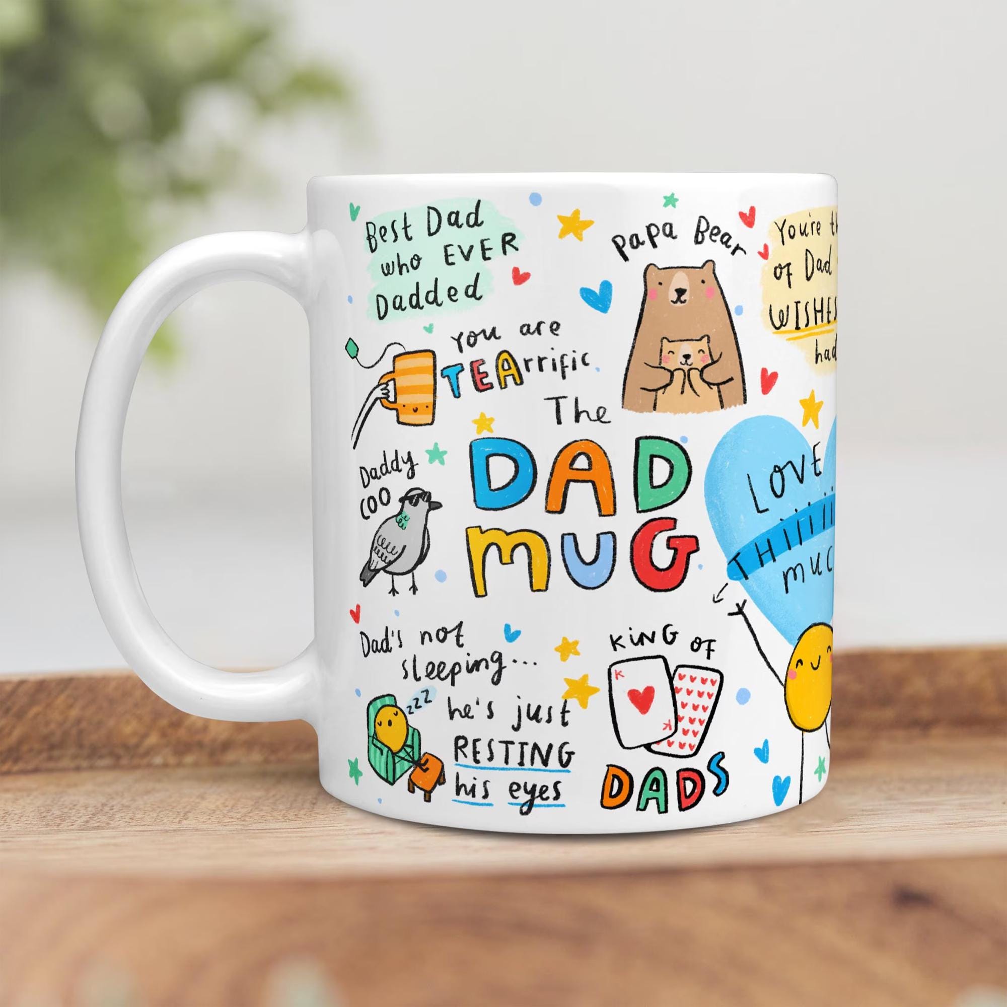 Mum and Dad Mug Set - Cute Funny Matching Parent Mugs