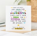 Thank You For Being Your Incredible Self Card - Thank You Card, Birthday Card, Appreciation Card, Personalised Card